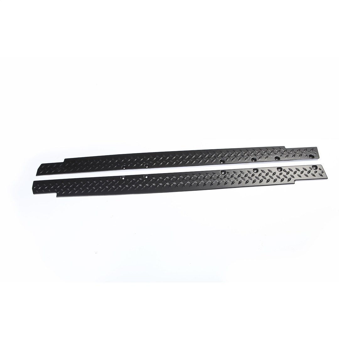Rugged Ridge Rocker Panel Guard, Body Armor, Flat, Black, Plastic – 11651.06