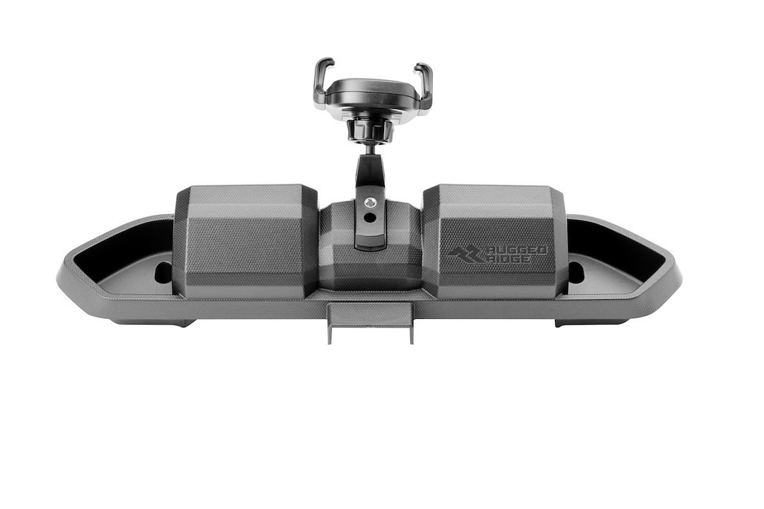 Rugged Ridge Cell Phone Mount, Switch Pod with Wireless Charger, Dash Mount, Black – 13551.39