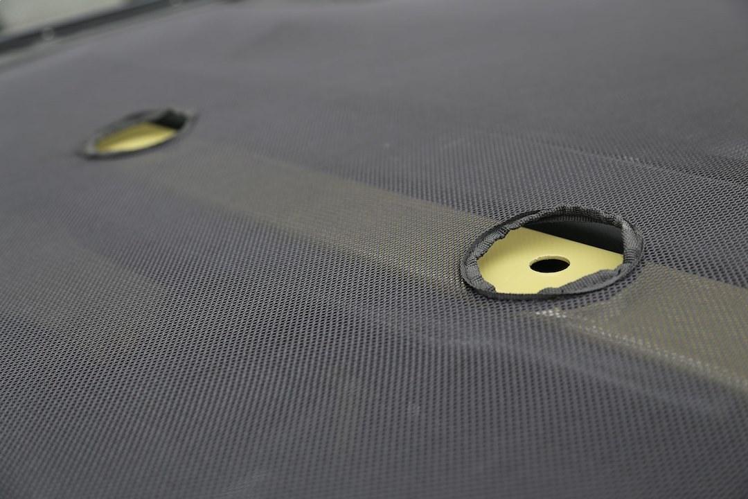 Rugged Ridge Bikini Top, Eclipse Sun Shade, Mounts to Windshield Loops and to Roll Bar, Black, See Through Mesh – 13579.05