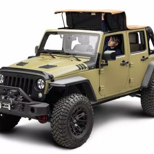 Rugged Ridge Soft Top, Voyager, Bowless, Tan, Twill, Without Doors, Includes Tinted Windows, With Sun Roof, With Hardware – 13861.33