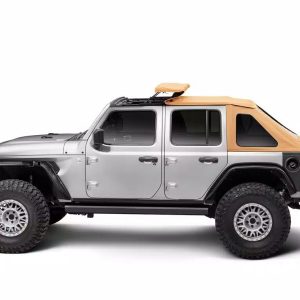 Rugged Ridge Soft Top, Voyager, Bowless, Tan, Twill, Without Doors, Includes Tinted Windows, With Sun Roof, With Hardware – 13863.33