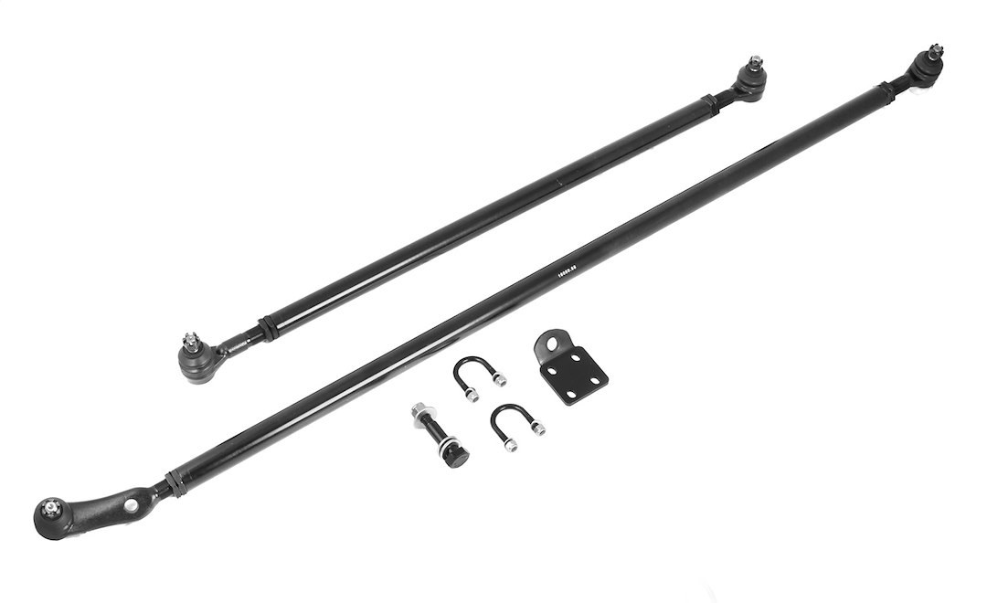 Rugged Ridge Steering Linkage Conversion Kit, 1-1/4 Inch Outside Diameter, Black, Steel – 18050.82