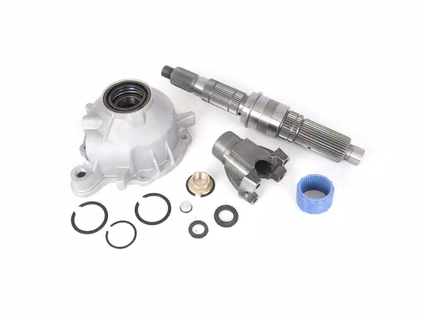 Rugged Ridge Transfer Case Slip Yoke Eliminator Kit, Use with 2 Inch Taller Suspension Lift – 18676.60