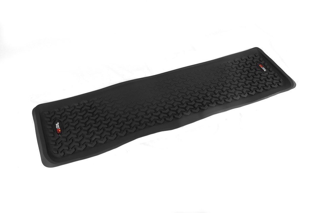 Rugged Ridge Floor Liner, Molded Fit, Chevron Pattern, Black, Thermoplastic, 1 Piece – 82952.13