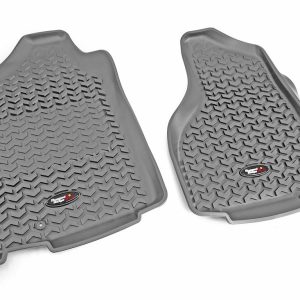 Rugged Ridge Floor Liner, Molded Fit, Grey, Thermoplastic, 2 Piece – 84903.04