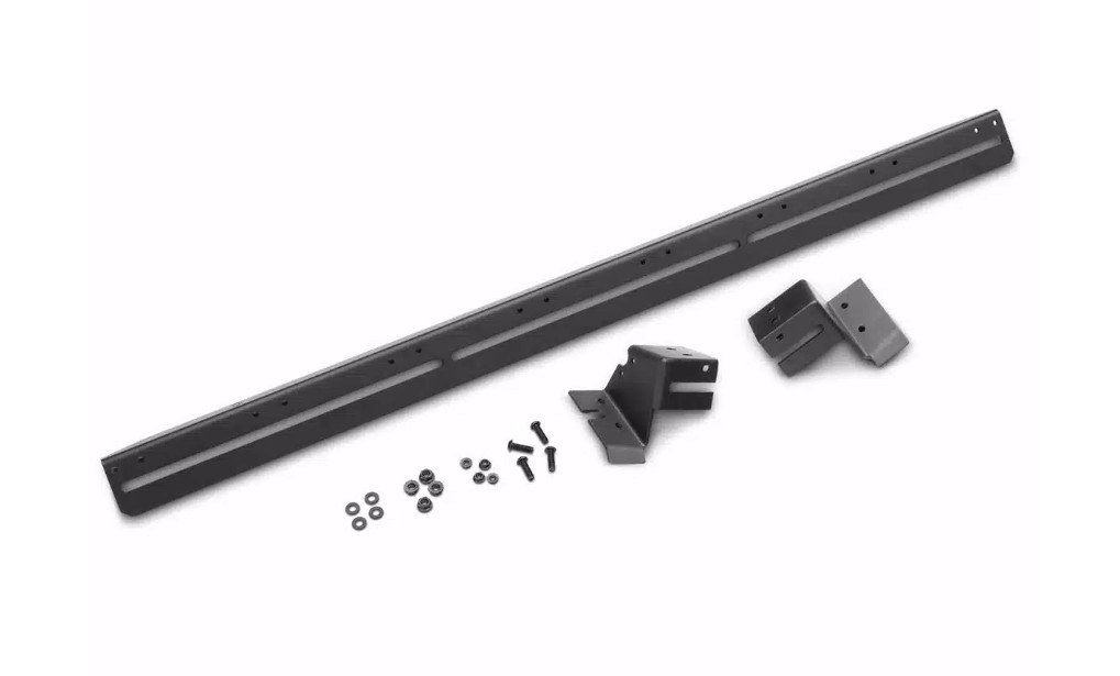 Omix-ADA Driving/ Fog Light Mounting Bracket, Windshield Mount, Powder Coated, Black, Steel – HFB-01-007