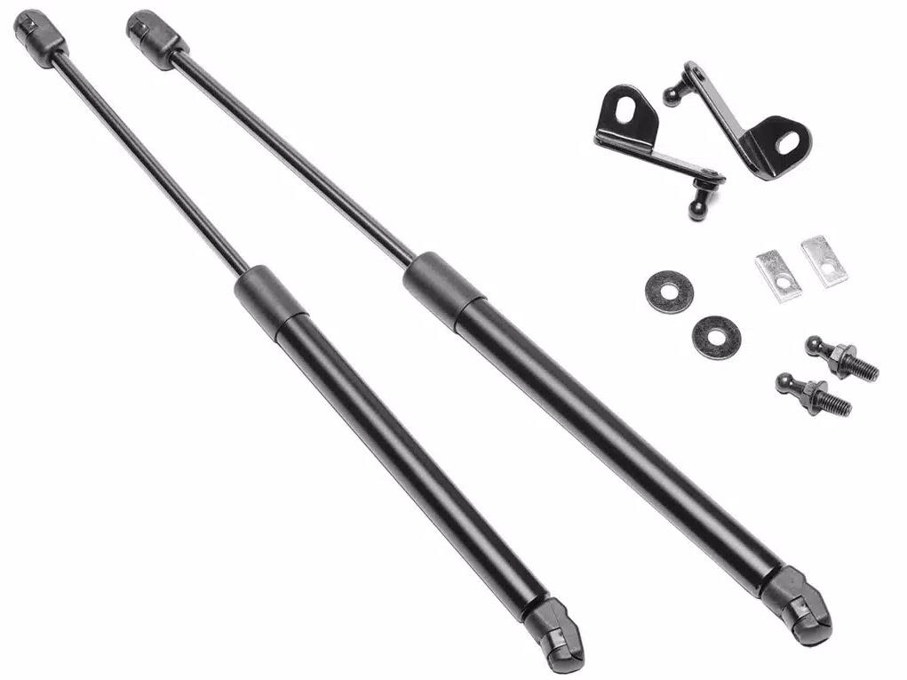 Omix-ADA Hood Lift Support, Ball Stud, With Gas Struts and Mounting Hardware – HFB-05-008