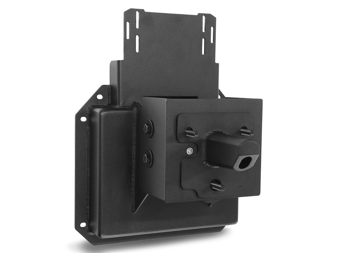 Omix-ADA Spare Tire Carrier, Rear, 40 Inch Tire, Black, Aluminum, With Tailgate Hinge – HFB-05-019