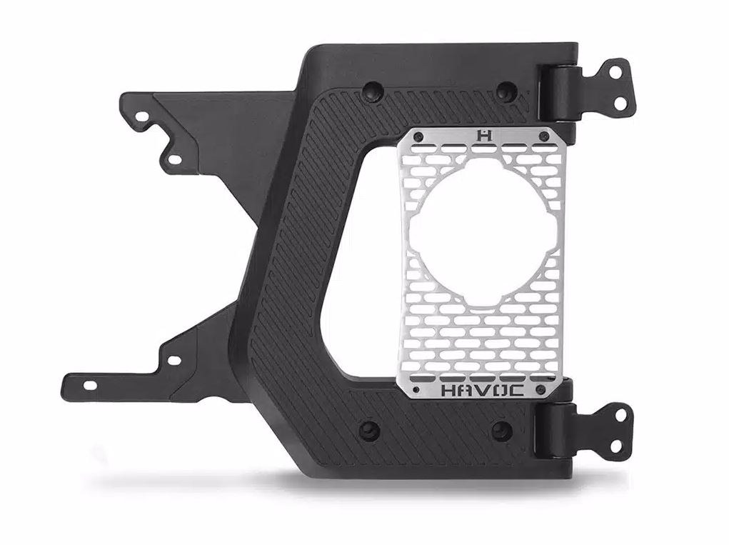 Omix-ADA Tailgate Hinge, Powder Coat, Satin Black, Aluminum, Single – HFB-05-020