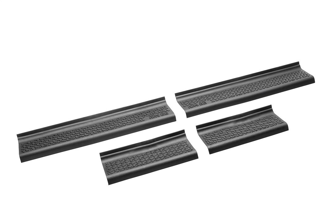 Omix-ADA Door Sill Protector, Black, Thermoplastic, Non-Illuminated – HFB-08-001