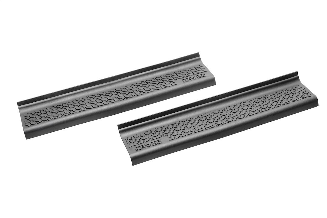 Omix-ADA Door Sill Protector, Black, Thermoplastic, Non-Illuminated – HFB-08-001