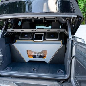 Omix-ADA Cargo Organizer, Storage Rack, Powder Coat, Black, Steel – HFB-08-003