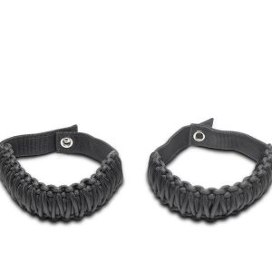 Omix-ADA Interior Grab Strap, Paracord, Set of 2, Nylon Parachute Cord, Black – HFB-08-004