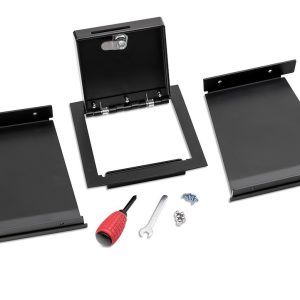 Omix-ADA Console Security Insert, With 3 Digit Rotary Combination Lock, Powder Coat, Black, Steel – HFB-08-007