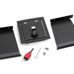 Omix-ADA Console Security Insert, With 3 Digit Rotary Combination Lock, Powder Coat, Black, Steel – HFB-08-007
