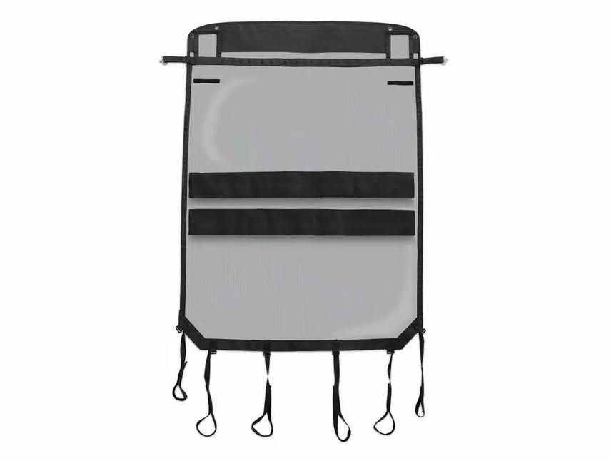 Omix-ADA Bikini Top, Mounts to Sport Bar, Black, See Through Mesh – HFB-09-001