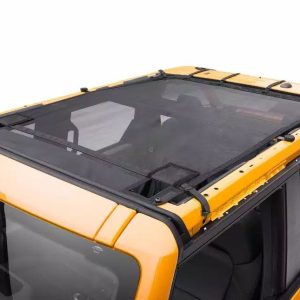 Omix-ADA Bikini Top, Mounts to Sport Bar, Black, See Through Mesh – HFB-09-001