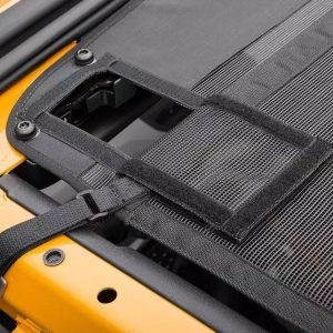 Omix-ADA Bikini Top, Mounts to Sport Bar, Black, See Through Mesh – HFB-09-001
