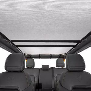 Omix-ADA Bikini Top, Mounts to Sport Bar, Black, See Through Mesh – HFB-09-001