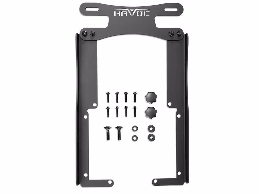 Omix-ADA Jack Mount, Off-Road Jack Up to 60 Inches, Mounts Above Spare Tire, Powder Coat, Matte Black, Steel – HFB-11-001