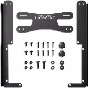 Omix-ADA Jack Mount, Off-Road Jack Up to 60 Inches, Mounts Above Spare Tire, Powder Coat, Matte Black, Steel – HFB-11-001