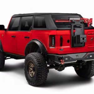 Omix-ADA Jack Mount, Off-Road Jack Up to 60 Inches, Mounts Above Spare Tire, Powder Coat, Matte Black, Steel – HFB-11-001