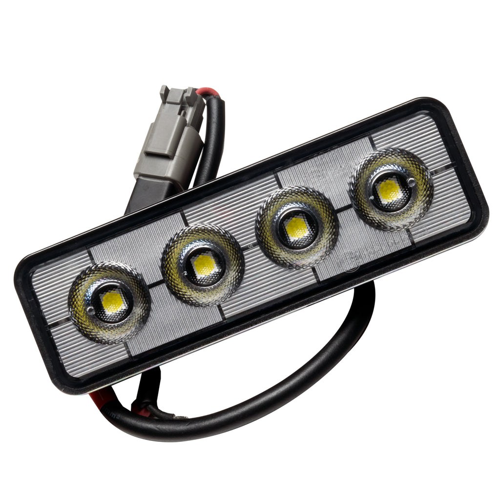 Oracle Lighting Strobe Light Kit, 4 LED Lights, Black Rectangular Housing, Clear Lens, Flood Beam, 12 to 24 Volt, 6 Watt – 2916-001