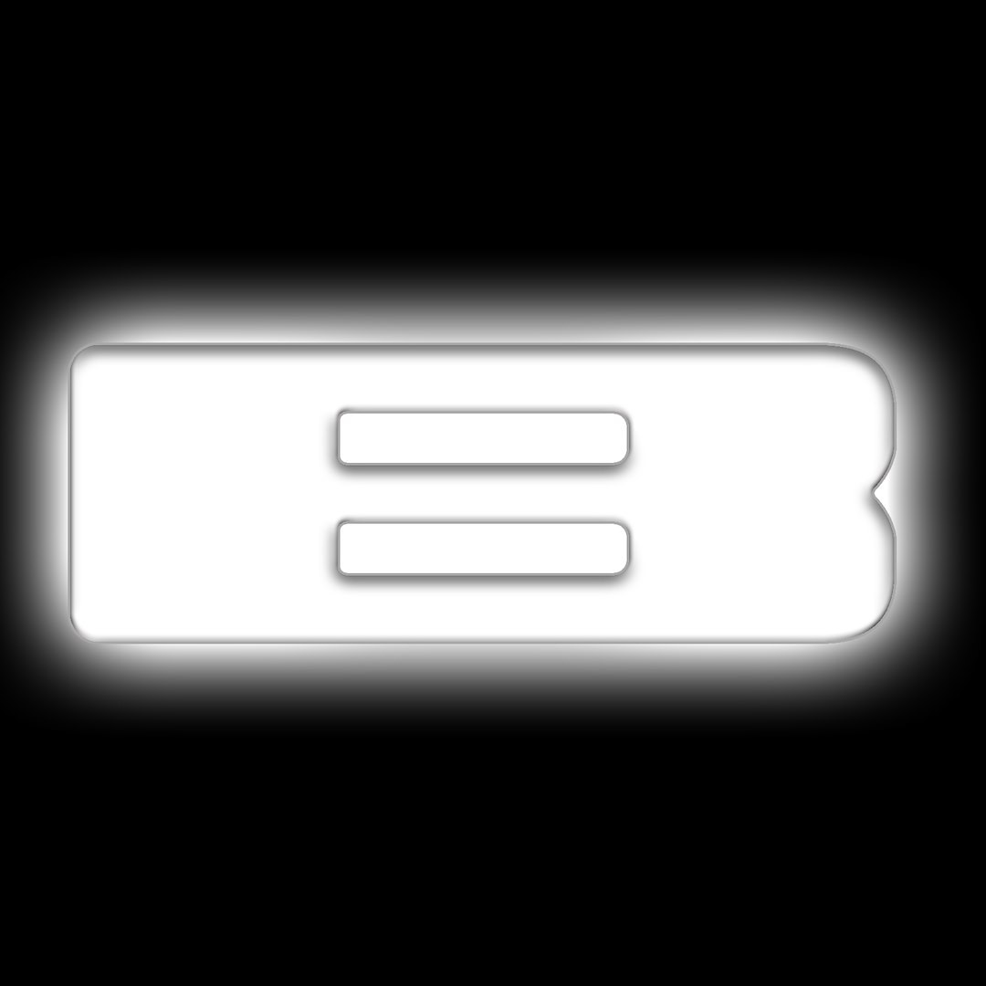 Oracle Lighting Emblem, Illuminated LED Letter Badge, Letter B, Matte White, Acrylic, 3-3/4 Inch X 1.4 Inch – 3140-B-001