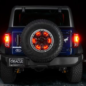 Oracle Lighting Wheel Light Ring, LED, Mount to Spare Tire Carrier, Colorshift Without Controller, 15-1/2 Inch Ring Diameter – 4211-334