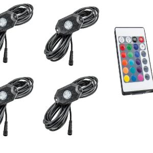 Oracle Lighting Underbody Light Kit, Colorshift, LED, Multi-Color, Aluminum Housing, Input Voltage: 9 to 32 Volt – 5818-333