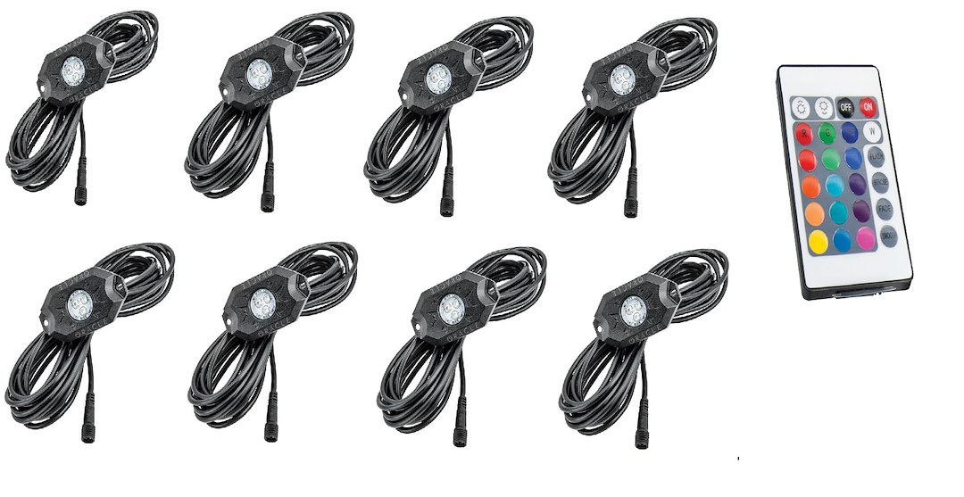 Oracle Lighting Underbody Light Kit, Colorshift, LED, Multi-Color, Aluminum Housing, Input Voltage: 9 to 32 Volt – 5819-333