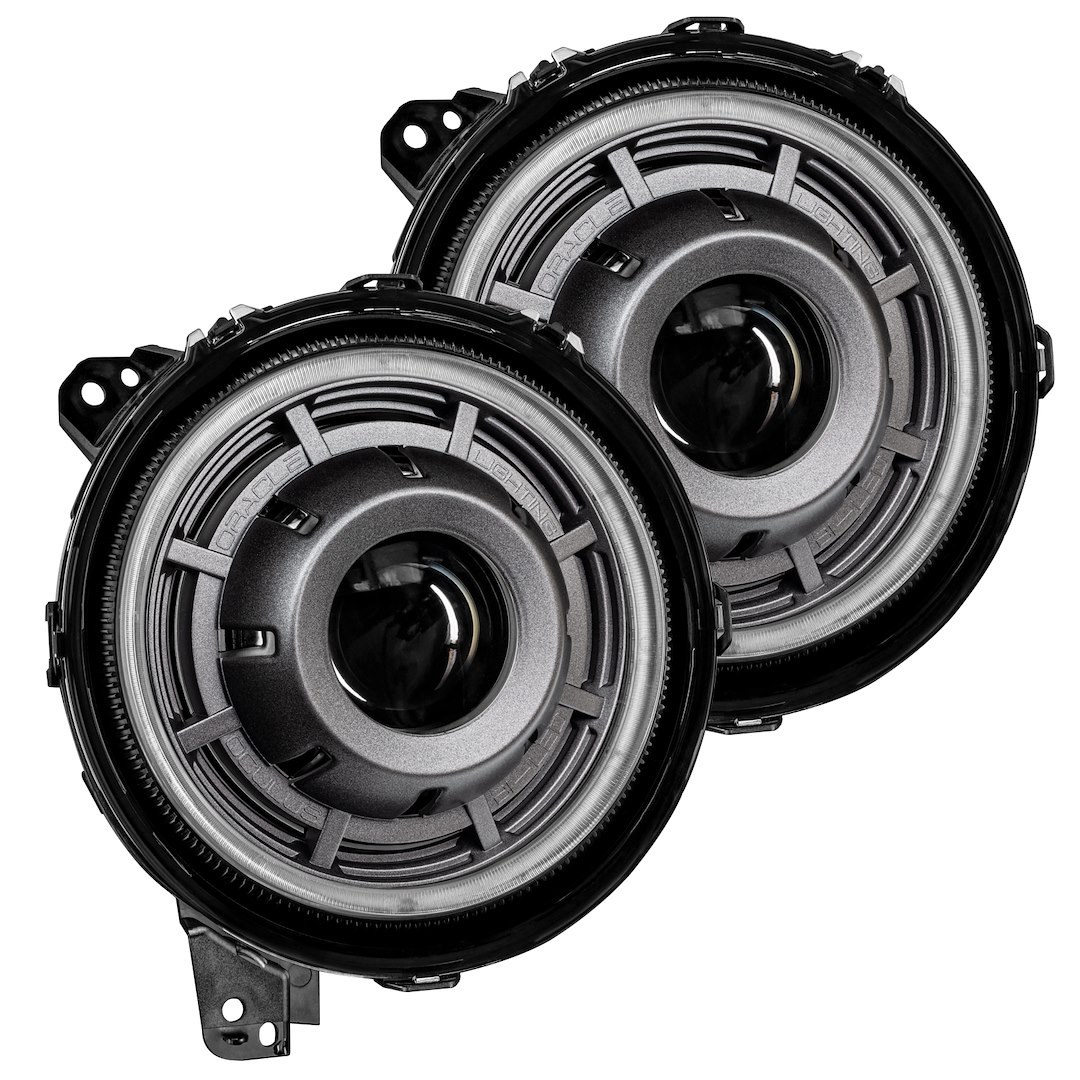 Oracle Lighting Headlight Assembly, Oculus ™, LED Bulb, Projector Beam with DRL, Bi-LED, 36 Watts, 4800 Lumens, 5500 Kelvin – 5839-504-PAU