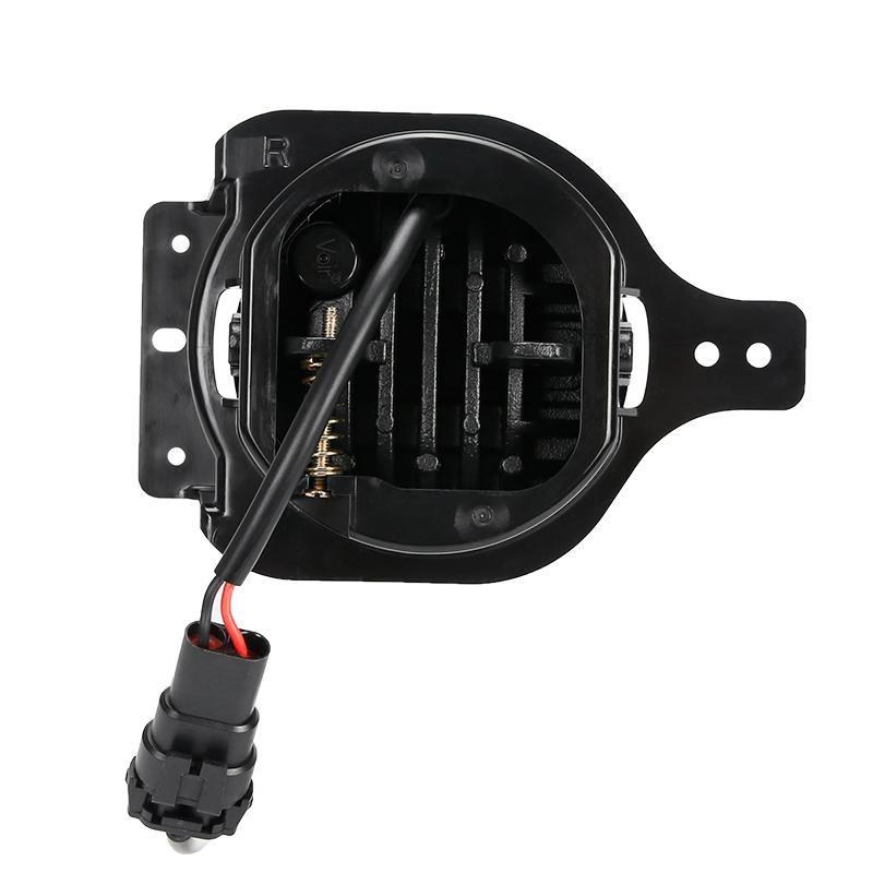 Oracle Lighting Driving/ Fog Light, LED Bulb, Round, 20 Watt Bulbs Draw 2 Amp at 12 Volt, 3000 Raw Lumens, Black Bezel/ Housing, Bolt Mount – 5847-504