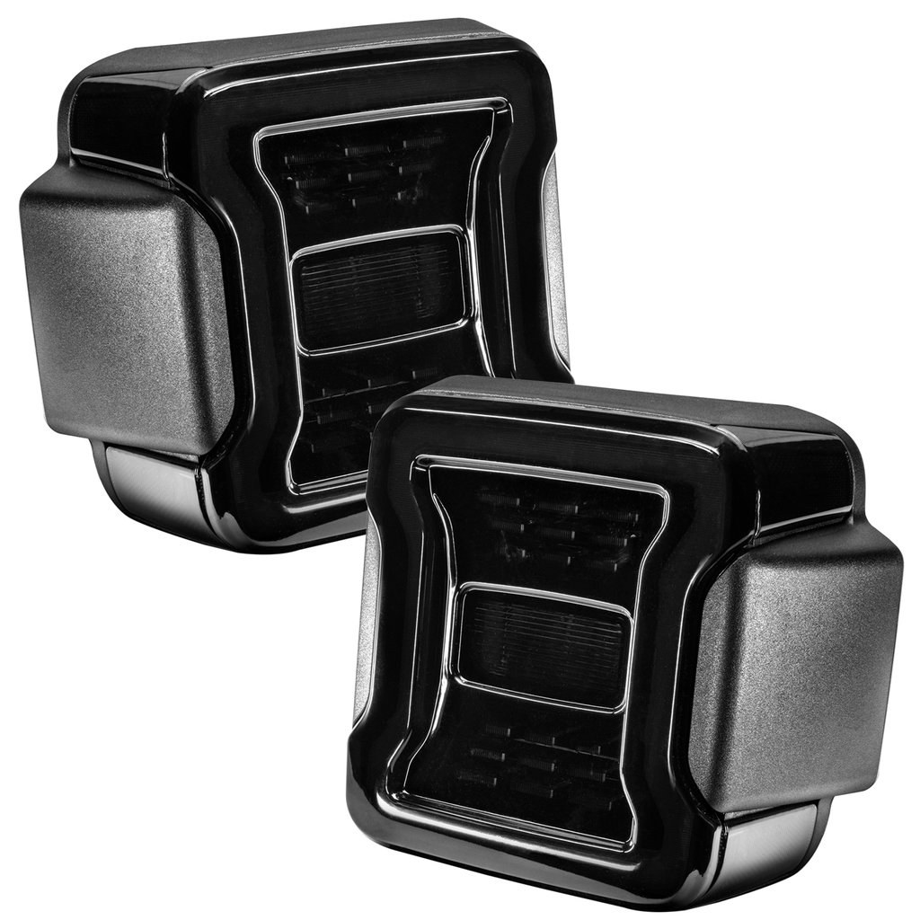 Oracle Lighting Tail Light Assembly, Black Series, LED, Smoked Lens, Black Bezel/ Housing, Set of 2 – 5852-504