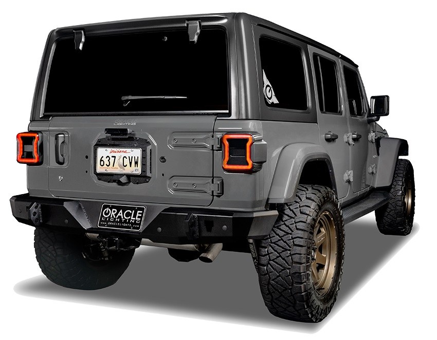 Oracle Lighting Tail Light Assembly, Black Series, LED, Smoked Lens, Black Bezel/ Housing, Set of 2 – 5852-504