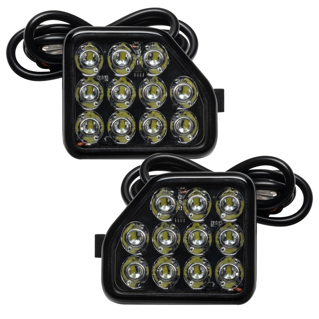 Oracle Lighting Backup Light – LED, Bumper Mount, Set of 2, Clear Bulb, Black Housing, 11 Watt, 1000 Lumens – 5874-504