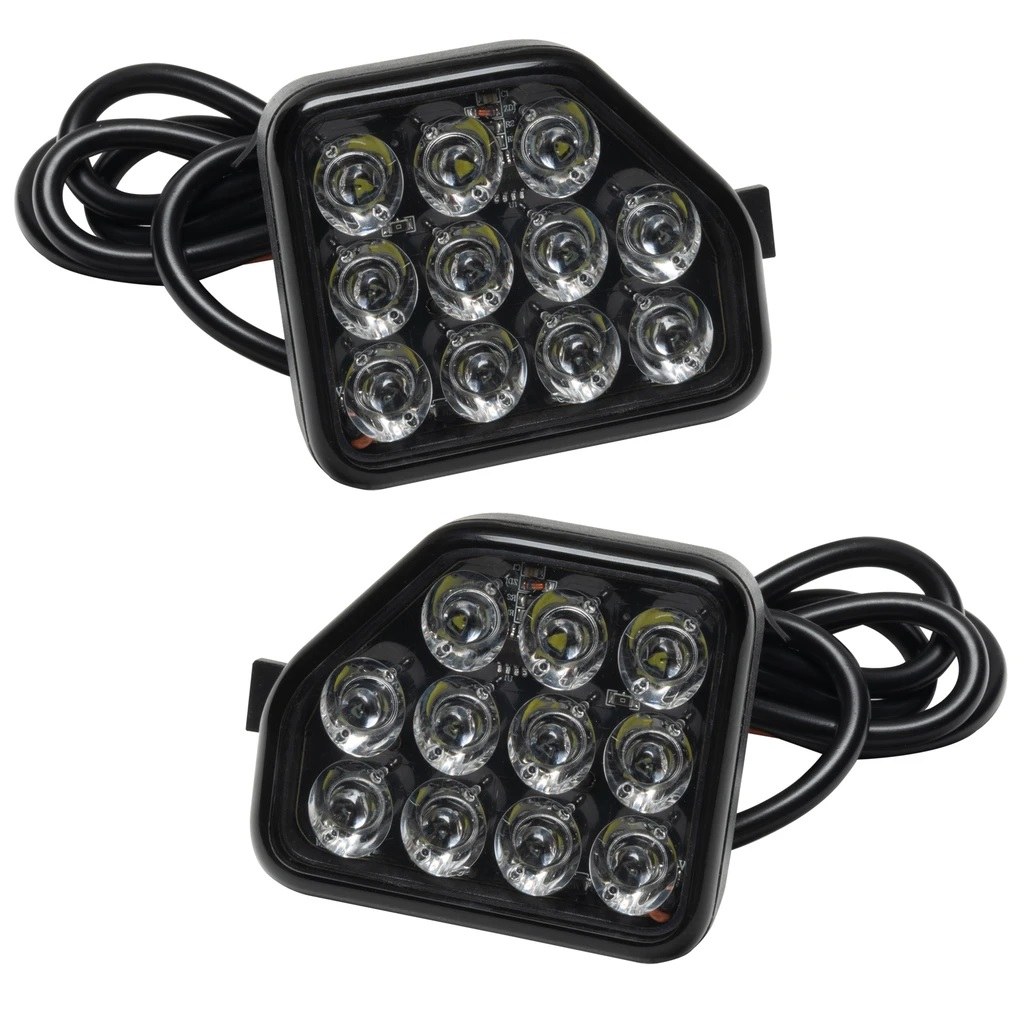 Oracle Lighting Backup Light – LED, Bumper Mount, Set of 2, Clear Bulb, Black Housing, 11 Watt, 1000 Lumens – 5874-504