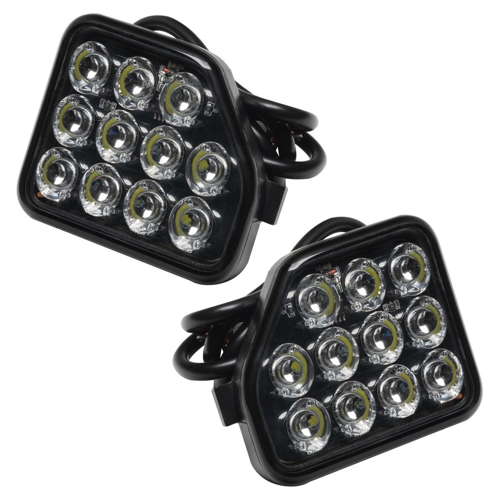Oracle Lighting Backup Light – LED, Bumper Mount, Set of 2, Clear Bulb, Black Housing, 11 Watt, 1000 Lumens – 5874-504