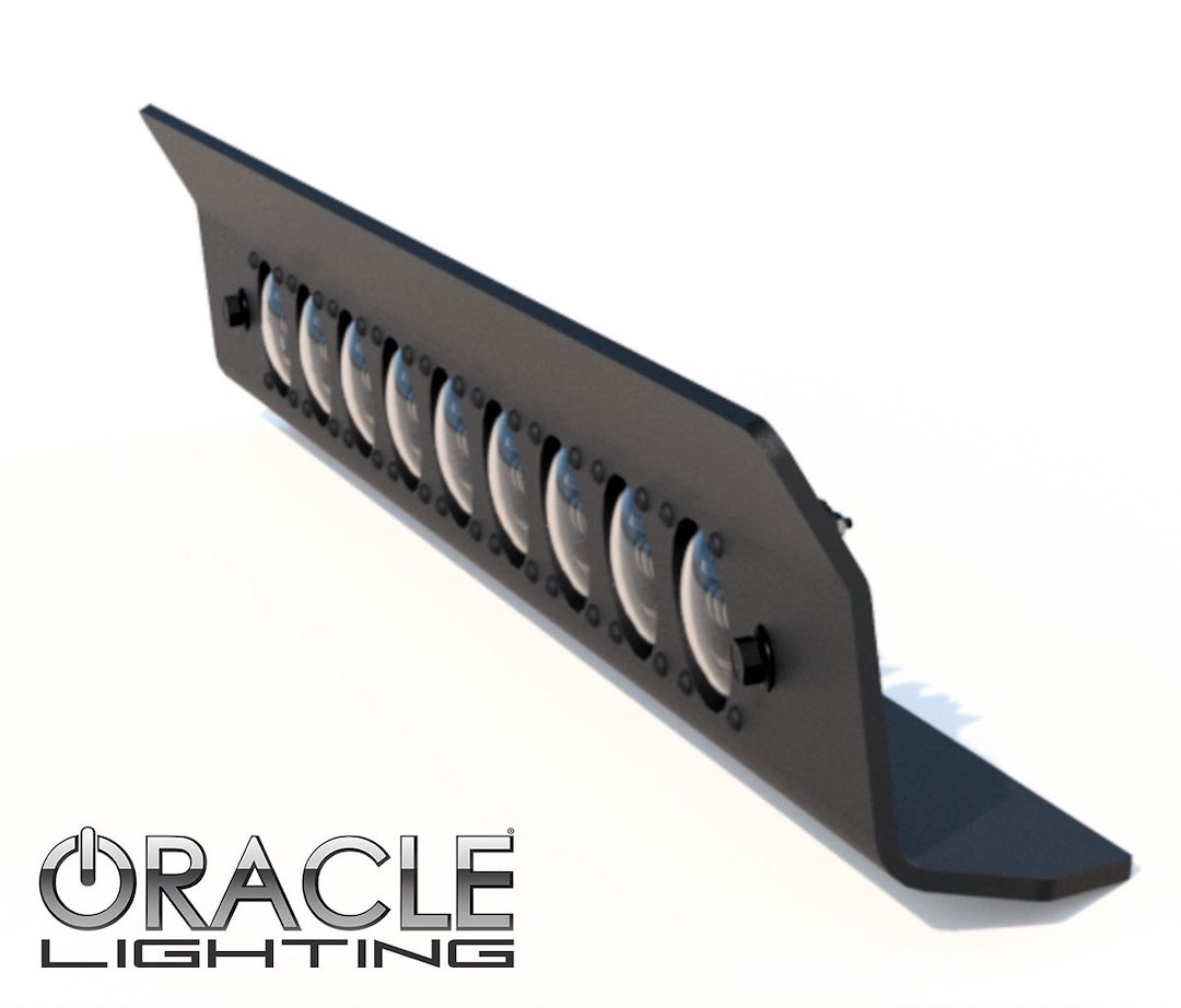 Oracle Lighting Skid Plate, Front Bumper Mount, Powder Coated, Black Housing, Steel – 5883-001