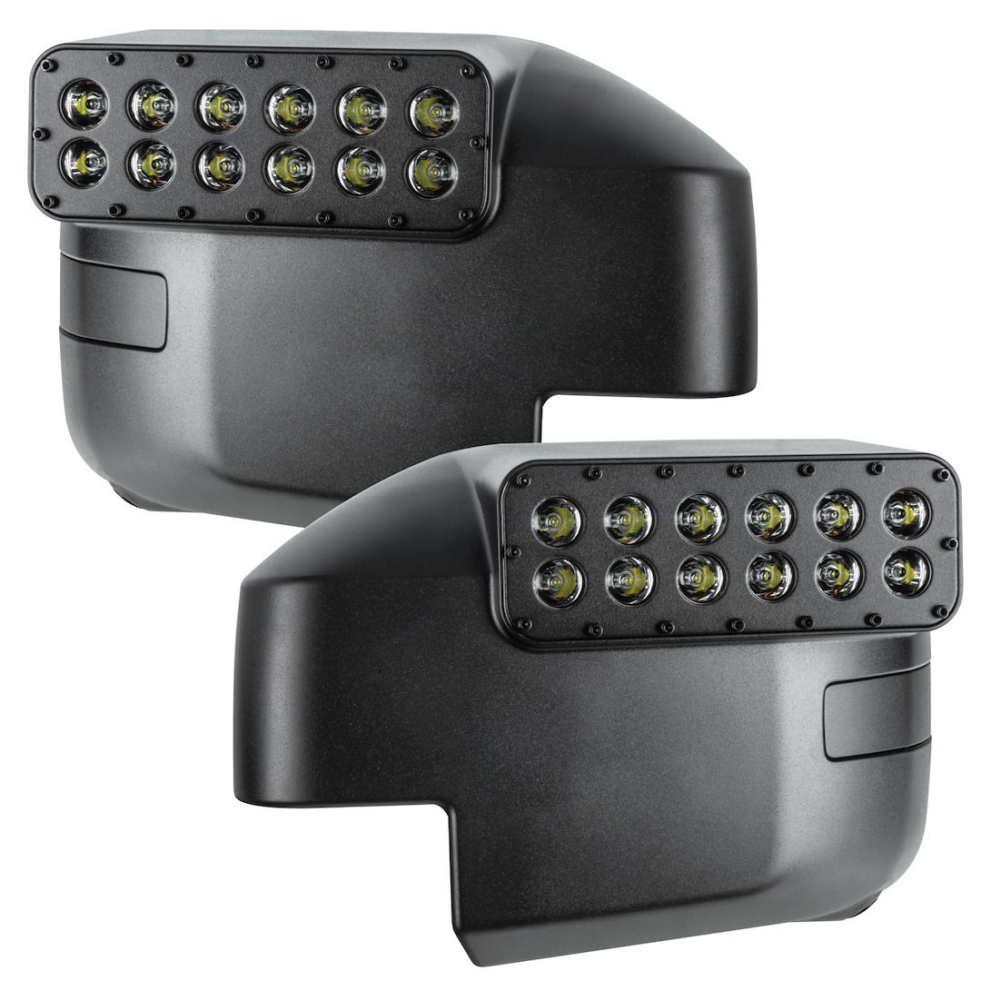 Oracle Lighting Exterior Mirror Cover, Full Cover, Black, Polycarbonate, Set of 2 – 5894-001