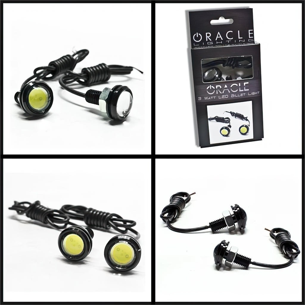 Oracle Lighting Puddle Light, Under Side Mirror, LED, 12 Volt DC, Set of 2, With Two Nuts – 5912-001