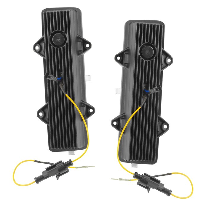 Oracle Lighting Backup Light, LED, Flush Tail Lights Mounted, Set of 2, White Bulb for Reverse/ Amber Bulb for Turn Signal – 5915-FB-023