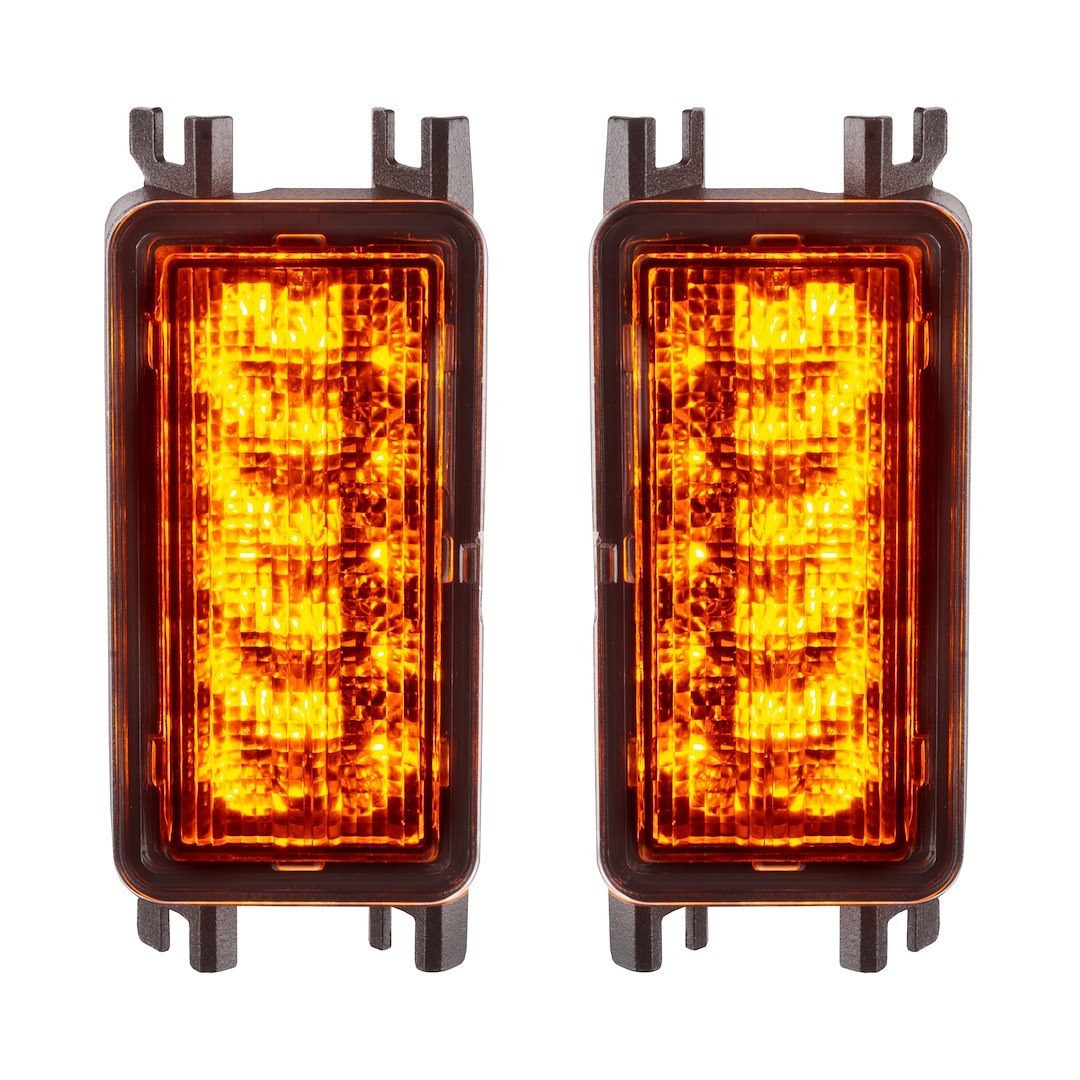 Oracle Lighting Backup Light, Flush Tail Lights Mount, Set of 2, White Bulb for Reverse/ Amber Bulb for Turn Signal – 5915-JL-023