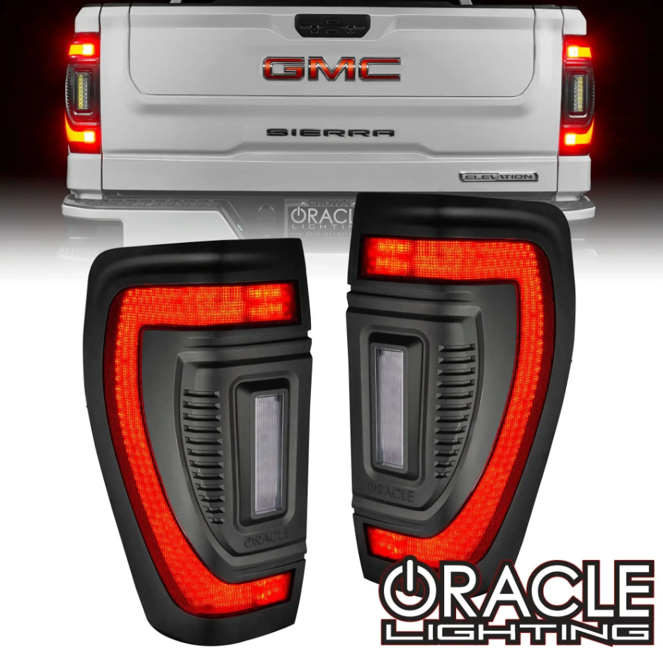 Oracle Lighting Tail Light Assembly, Standard Lens, Black Housing, Flush Mount, LED Bulb – 5927-504