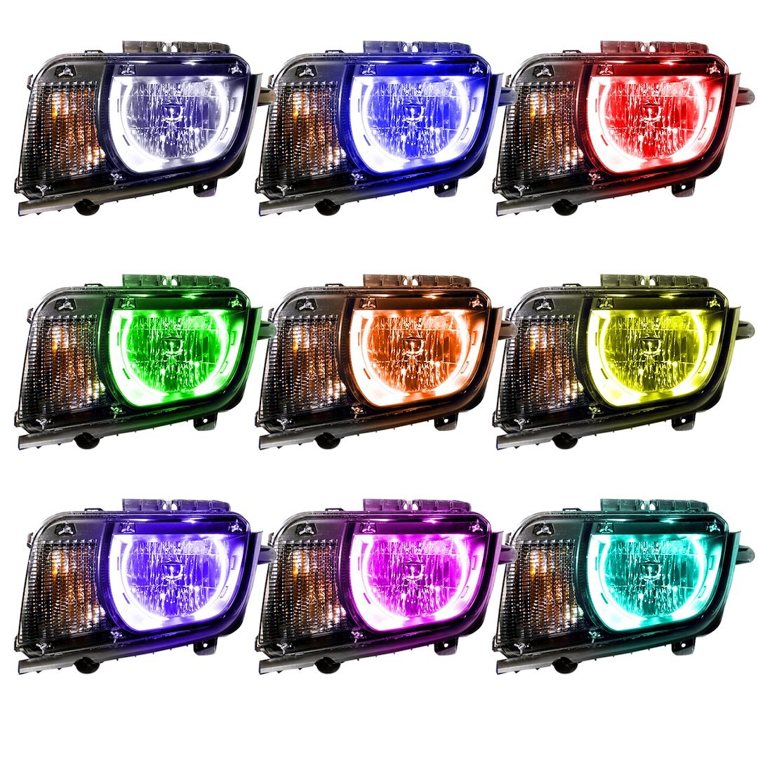 Oracle Lighting Headlight Assembly, OEM Factory Style, Reflector, Colorshift – Simple Controller, Clear Lens, SAE/ DOT Approved, Set of 2 – 7003-504
