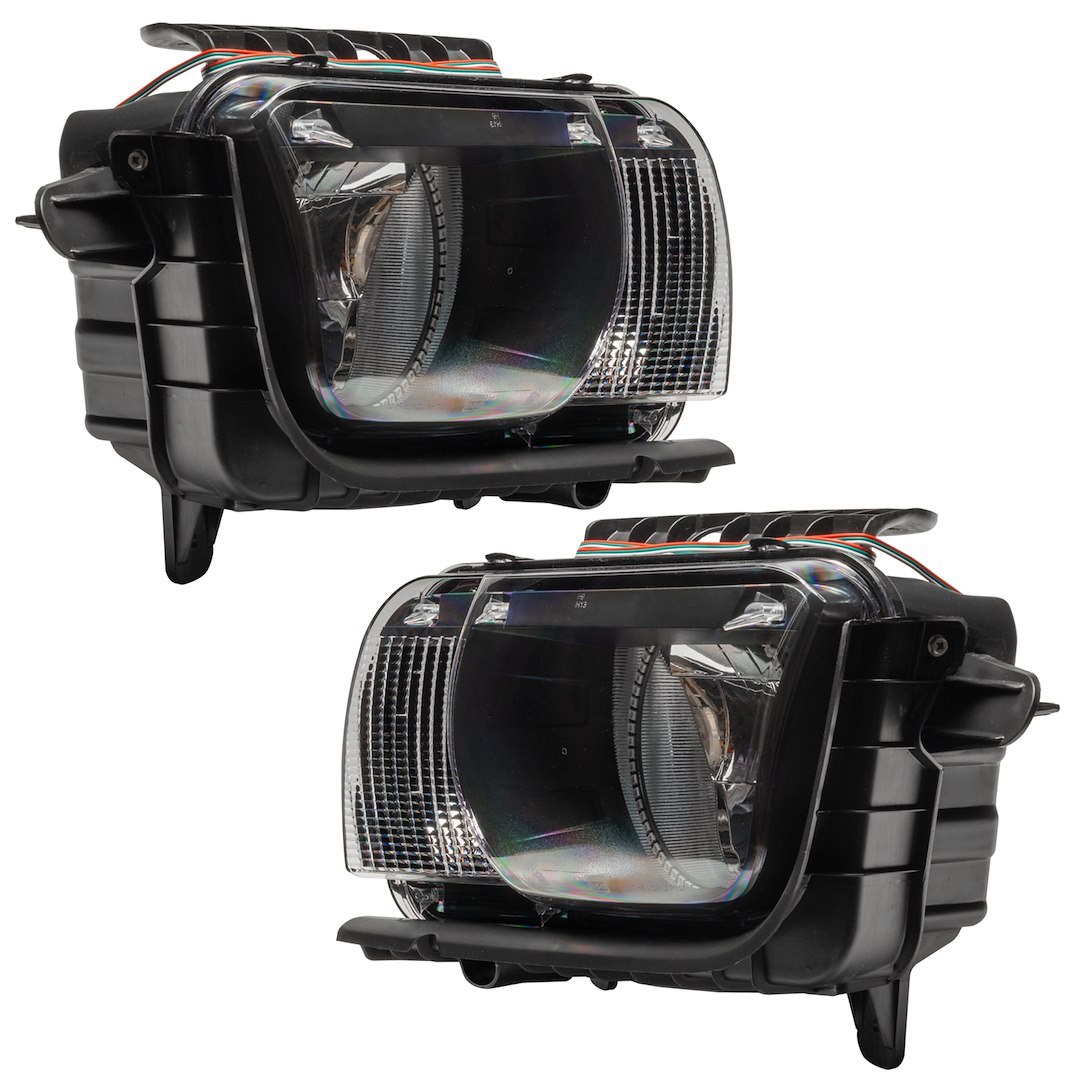 Oracle Lighting Headlight Assembly, OEM Factory Style, Reflector, Colorshift – Simple Controller, Clear Lens, SAE/ DOT Approved, Set of 2 – 7003-504