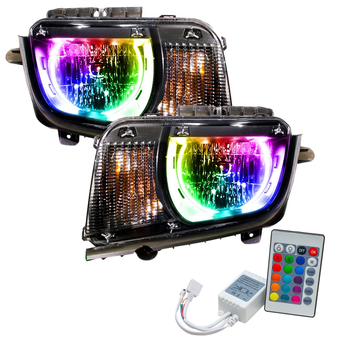 Oracle Lighting Headlight Assembly, OEM Factory Style, Reflector, Colorshift – Simple Controller, Clear Lens, SAE/ DOT Approved, Set of 2 – 7003-504