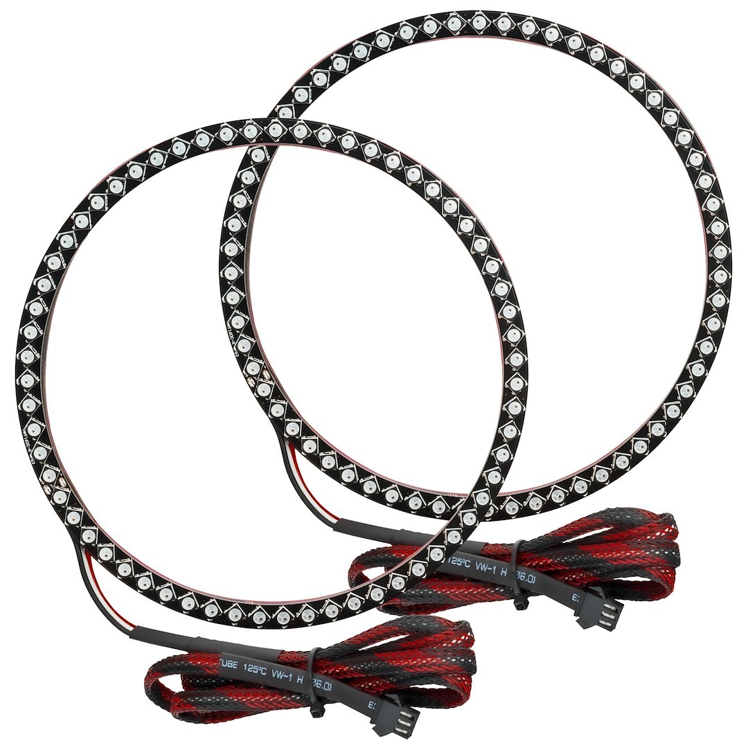 Oracle Lighting Headlight Assembly, LED Bulb, OEM Factory Style, Colorshift Halo, Clear Lens, Chrome Housing, DOT/ SAE Approved, Set of 2 – 7079-332