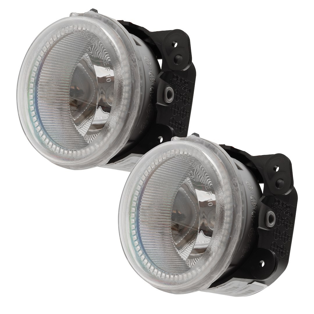 Oracle Lighting Daytime Running Light – LED, Colorshift, Black and Gray Round Housing, Clear Lens, Multi-Color, Set of 2 – 7159-332