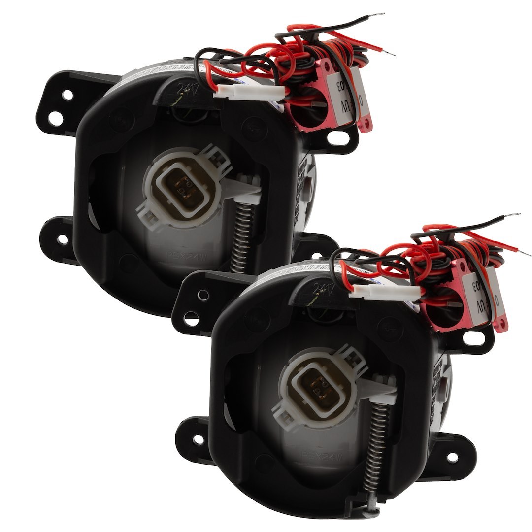 Oracle Lighting Daytime Running Light – LED, Colorshift, Black and Gray Round Housing, Clear Lens, Multi-Color, Set of 2 – 7159-332